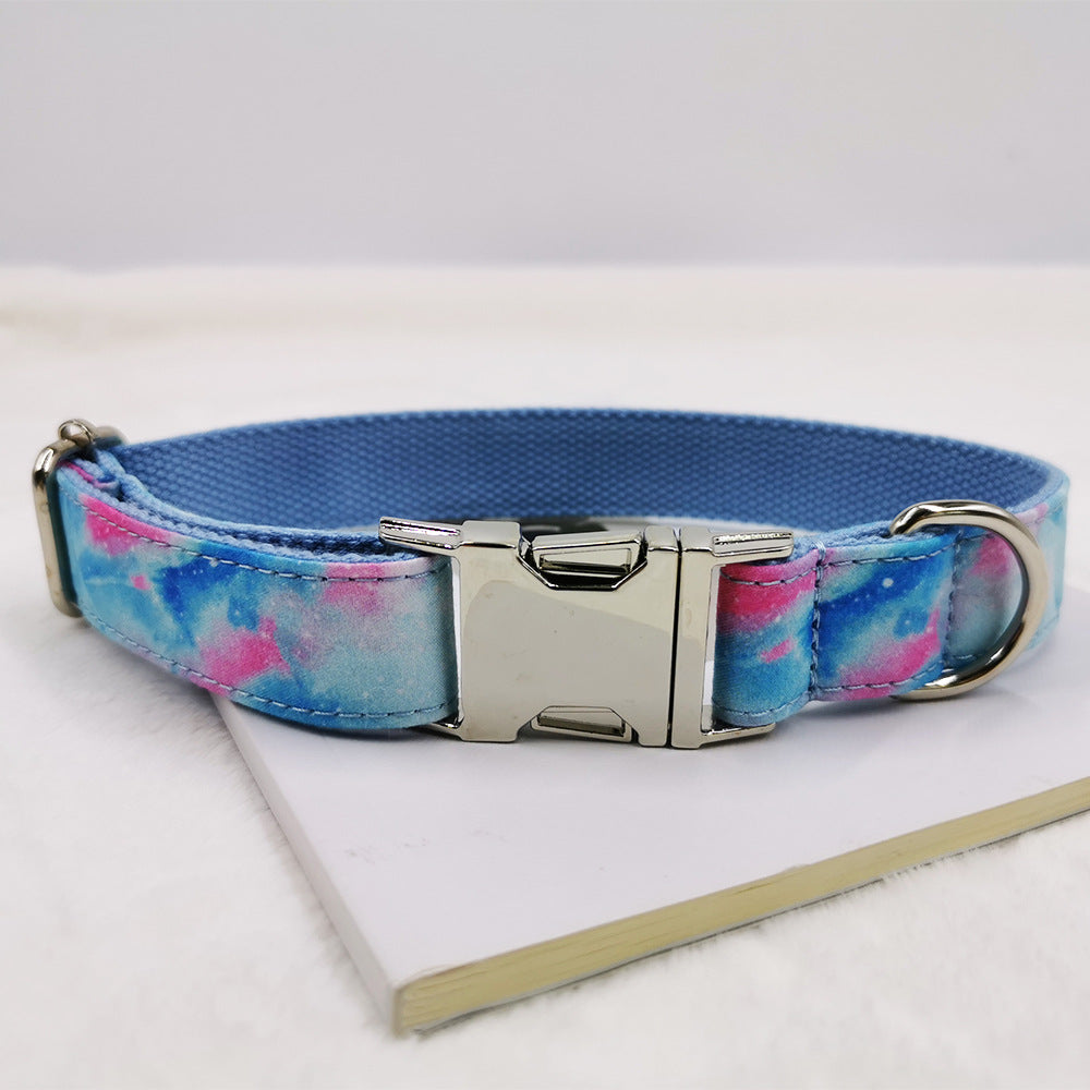 New Style Pet Collar Zinc Alloy Buckle Can Be Engraved Dog Collar