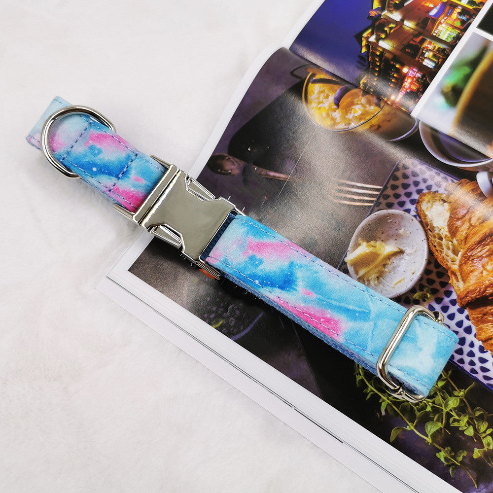 New Style Pet Collar Zinc Alloy Buckle Can Be Engraved Dog Collar