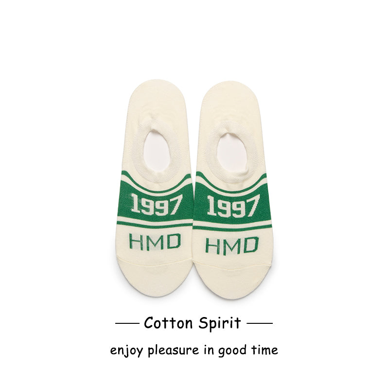 Thin Section Ins Tide Korean Style Pure Cotton Korean Shallow Mouth Socks Women