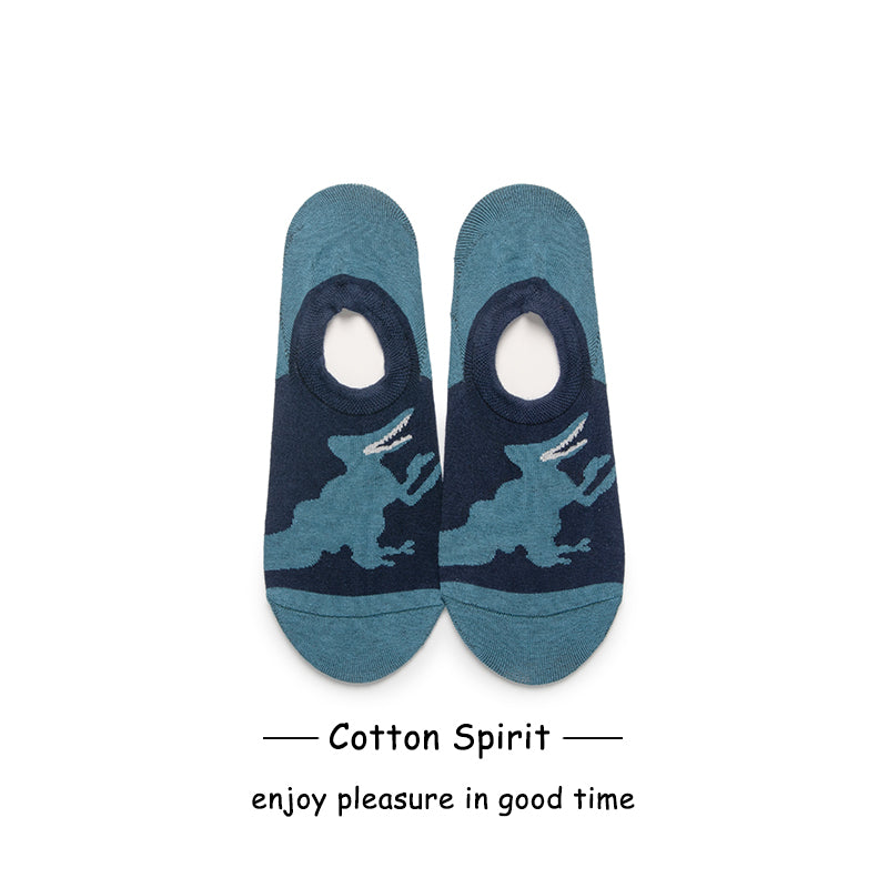 Thin Section Ins Tide Korean Style Pure Cotton Korean Shallow Mouth Socks Women