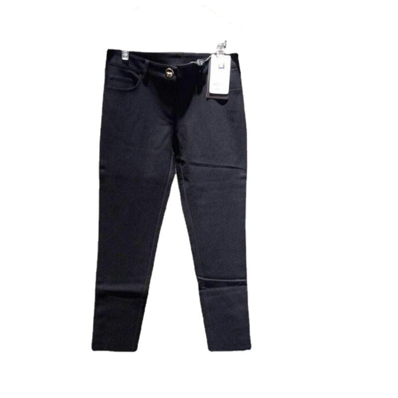 Plush Pencil Pants Women's Little Feet Trousers