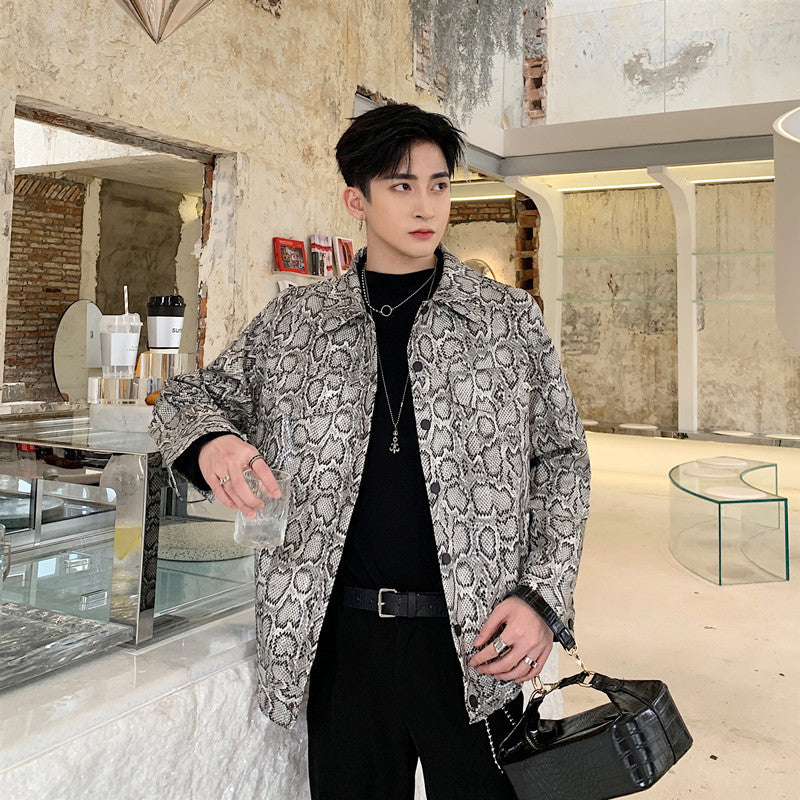 Fashion Brand Personality Jacket Men'S Handsome Autumn Jacket
