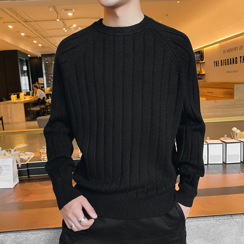 Low-Necked Young Students' Bottoming Shirt And Woolen Clothes