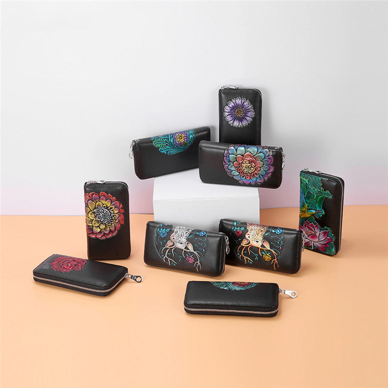 Multifunctional Trendy Personality Wallet Passport Bag