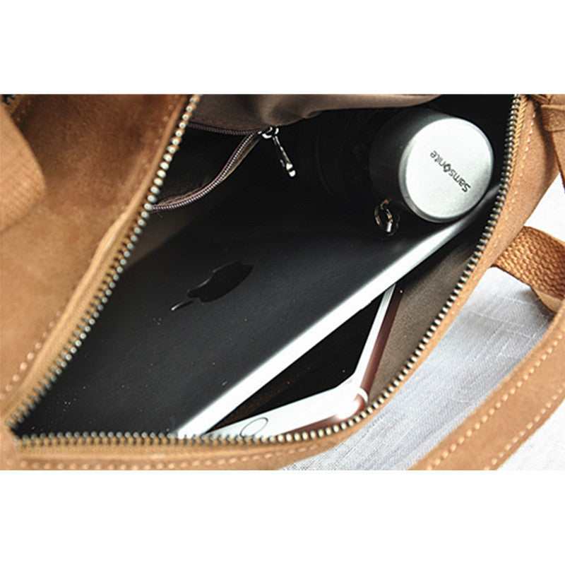 European And American Retro Tassel Locomotive Bag Original Personality Single Shoulder Messenger Ladies Leather Bag Boston Cylinder Bag