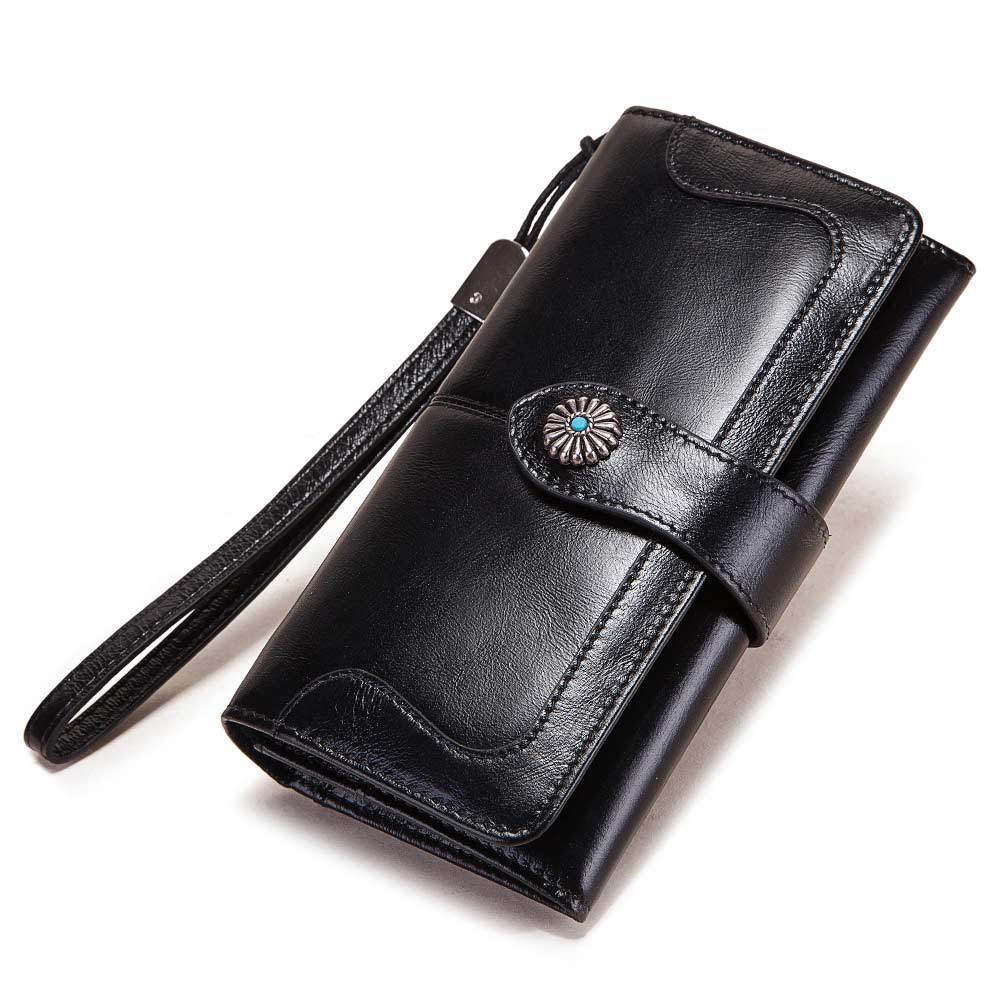 European And American Three Color Mobile Phone Bag Leather Wallet Pocket