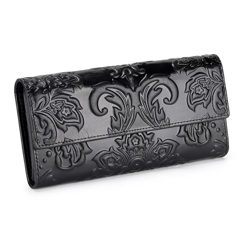 European And American Three Color Mobile Phone Bag Leather Wallet Pocket