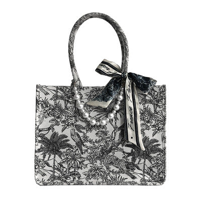 Fashion Fashion Simple Printing Large Capacity One Shoulder Tote Bag