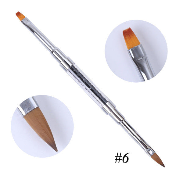 Negleværktøj Alex Color Stick Tegning Blomsterpen Dobbelt Pen Diamant Indlagt Neglemønster