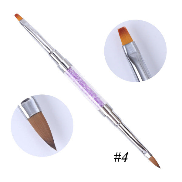 Negleværktøj Alex Color Stick Tegning Blomsterpen Dobbelt Pen Diamant Indlagt Neglemønster