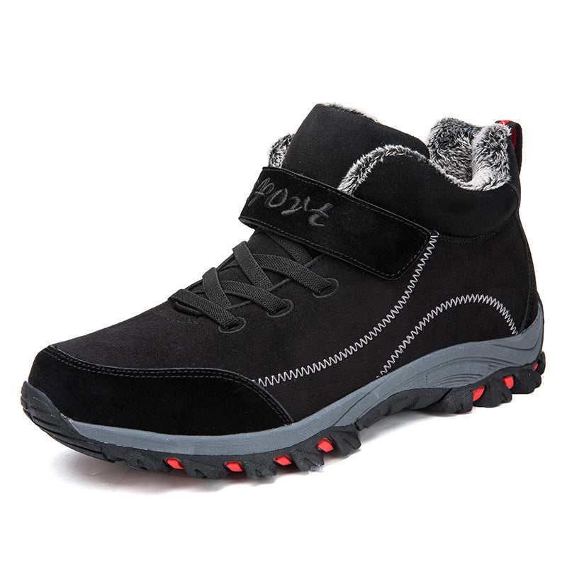 Men'S And Women'S Flat-Bottomed Plus Velvet Warm And Non-Slip