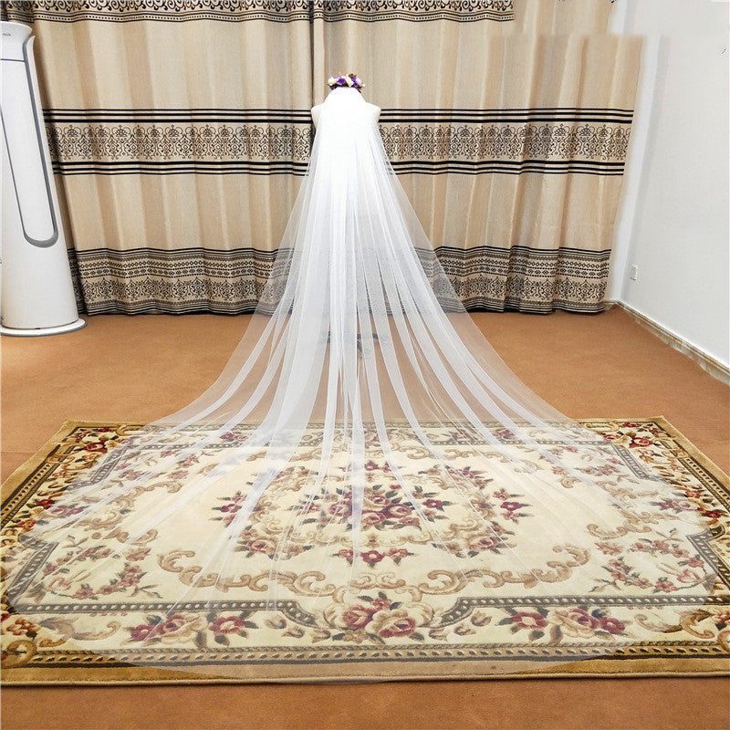 Bridal Spring And Summer Wedding Net Yarn Veil