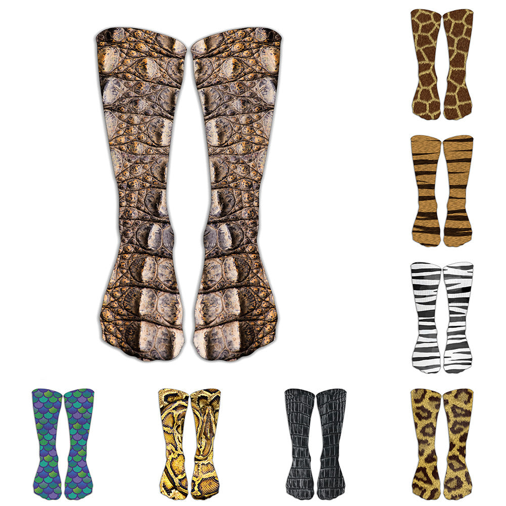 3d Printing Animal Socks Novelty Digital Simulation Socks