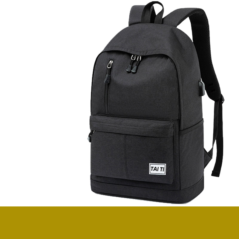 Backpack Men's Backpack Large Capacity Large Junior High School Student School Bag Simple
