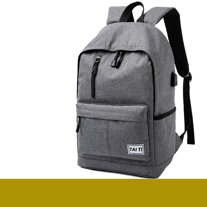 Backpack Men's Backpack Large Capacity Large Junior High School Student School Bag Simple