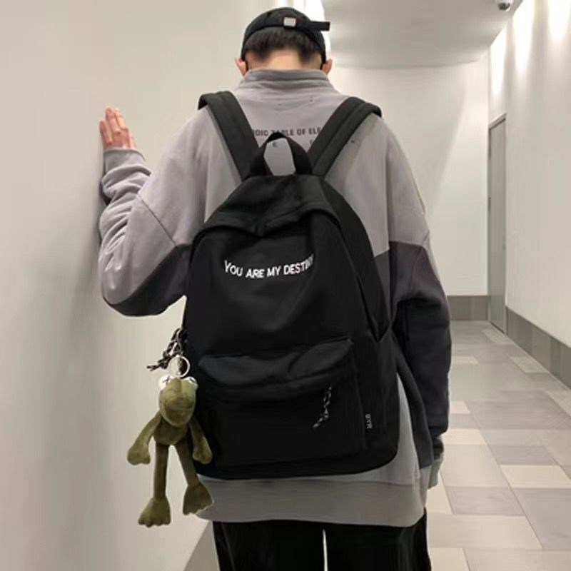 Schoolbag Men'S Trendy Cool Street Trend Backpack High School