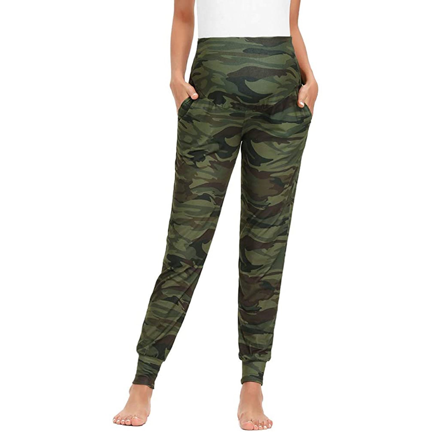 Maternity Pants Maternity Loose Casual Pants Maternity Pants Harlan Pants Maternity Pants Abdomen Ankle Tight Work Pants Yoga Pants