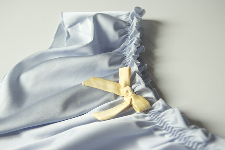 Women's Plus Size Satin Imitation Silk Home Underwear Sexy Briefs