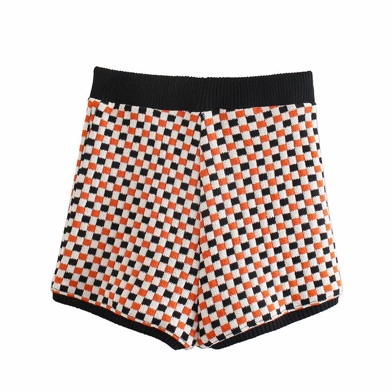 European And American Women's Clothing Wholesale Z Jacquard Shorts