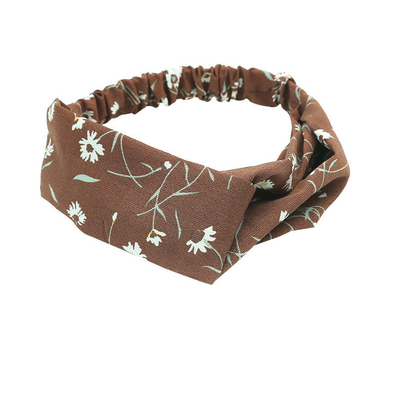 Elastic Cross Hairband Ladies Headband Hair Band Yoga Sports Headband