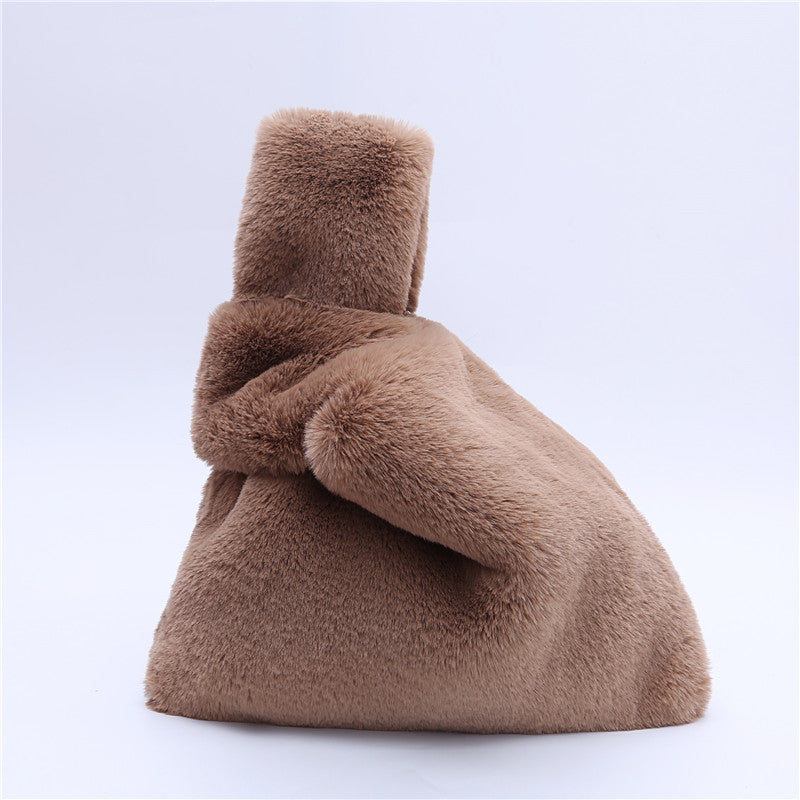 BagHandbag Autumn And Winter Imitation Rex Rabbit Fur Straw Bag Vest Bag Lady Bag Fur Fur Bag Female