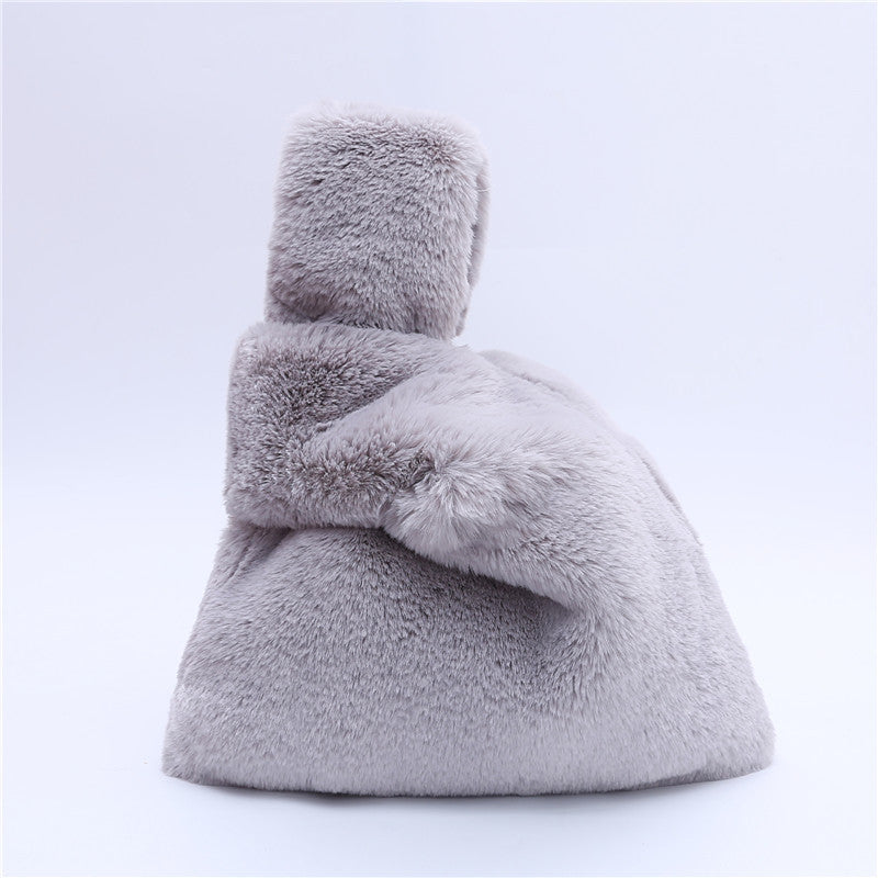 BagHandbag Autumn And Winter Imitation Rex Rabbit Fur Straw Bag Vest Bag Lady Bag Fur Fur Bag Female