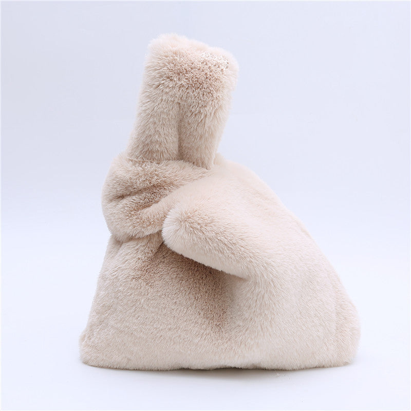 BagHandbag Autumn And Winter Imitation Rex Rabbit Fur Straw Bag Vest Bag Lady Bag Fur Fur Bag Female