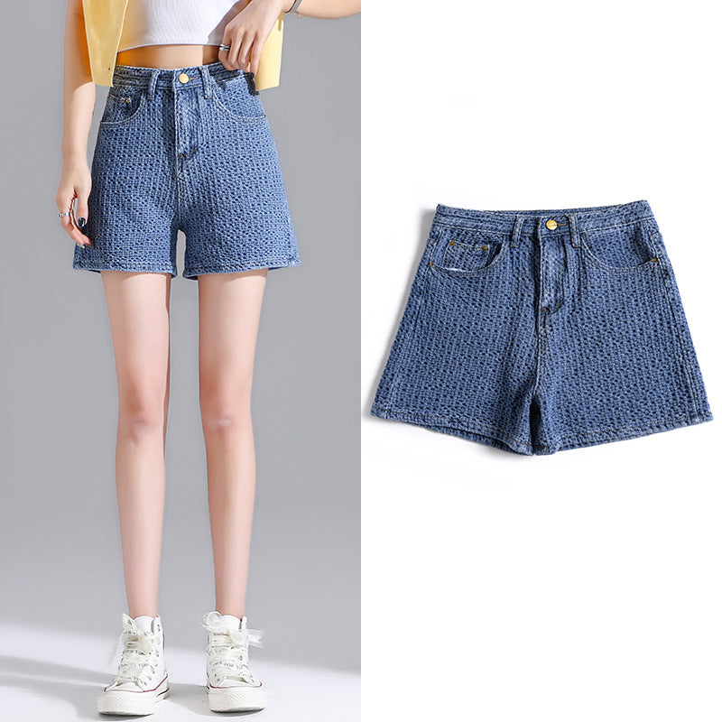 Net Celebrity Burst Woven Jeans Women's Summer Dress New Korean Version