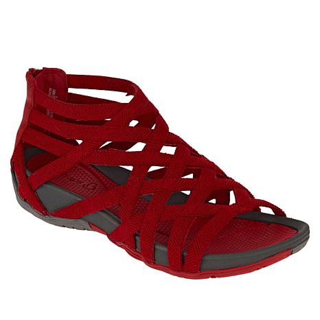 Wedge Heel Flat Cross Strap  Toe Women'S Shoes