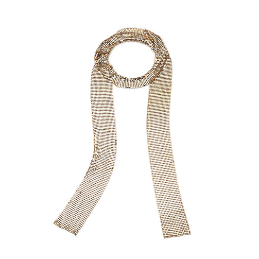Sequin Fashion Necklace Metal Splicing Necklace Jewelry