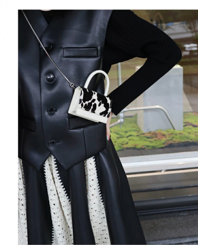 New Girl Retro Clamshell Single Shoulder Bag