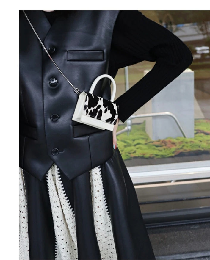 New Girl Retro Clamshell Single Shoulder Bag