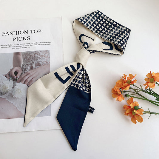 Fashion Ladies Print Ribbon Headdress