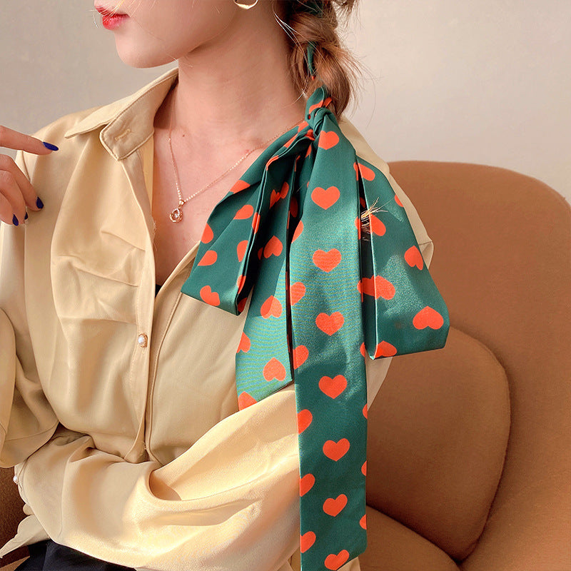 Fashion Ladies Print Ribbon Headdress