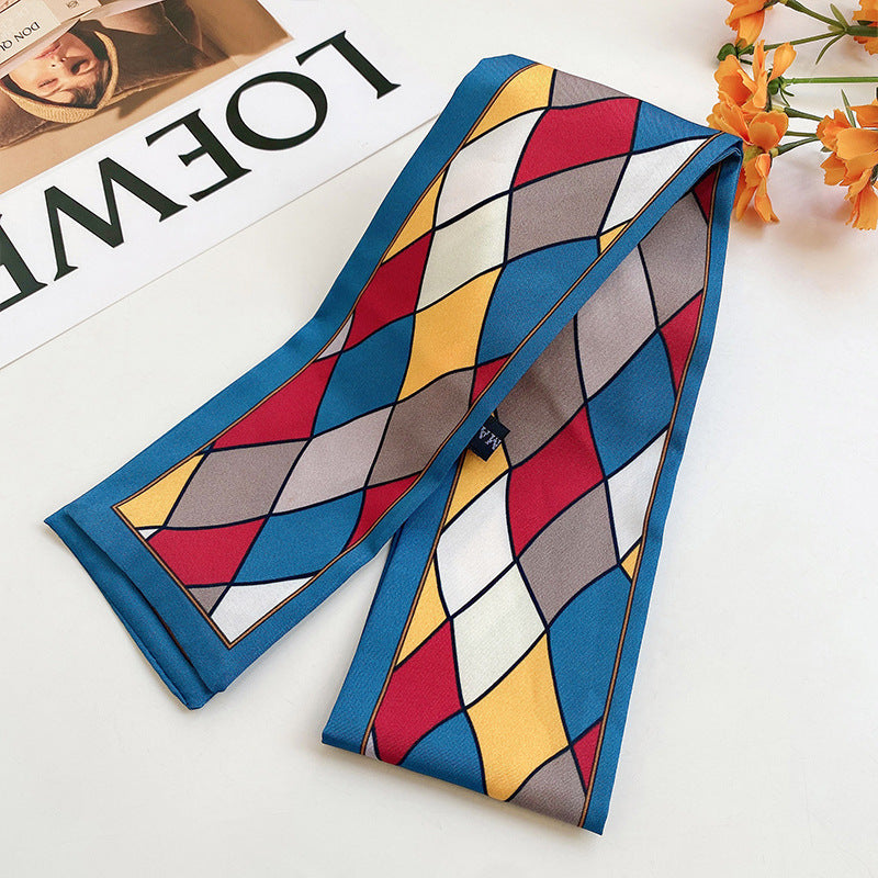Fashion Ladies Print Ribbon Headdress