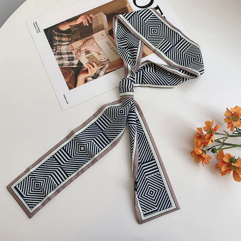 Fashion Ladies Print Ribbon Headdress