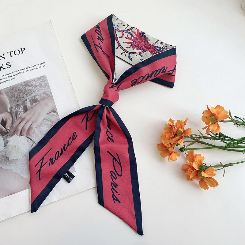 Fashion Ladies Print Ribbon Headdress