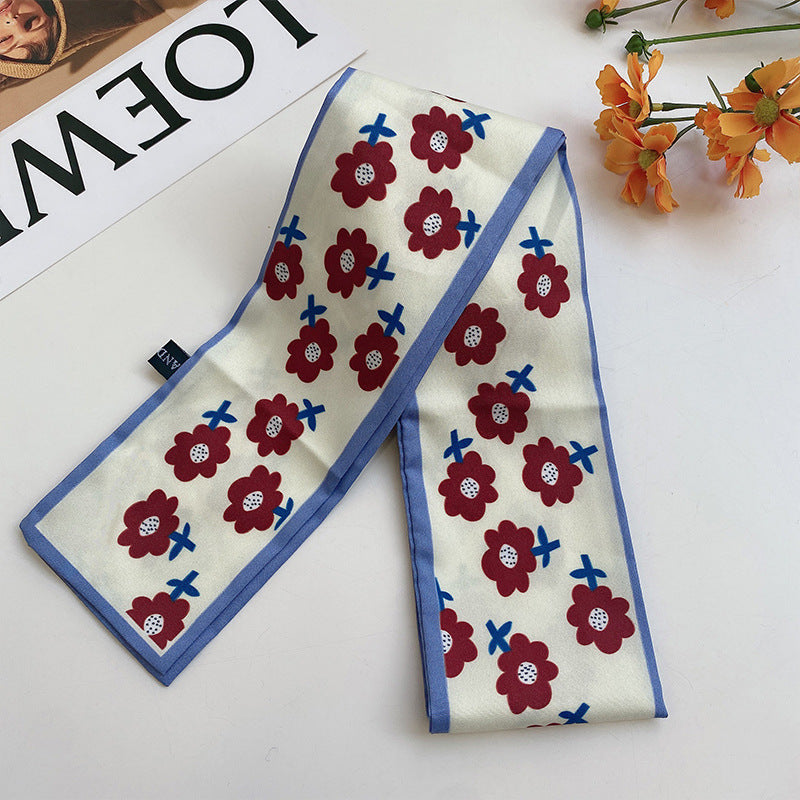 Fashion Ladies Print Ribbon Headdress