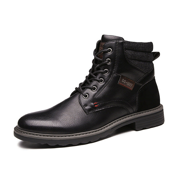 High Top Shoes Men's Winter Martin Boots Casual Tooling Boots