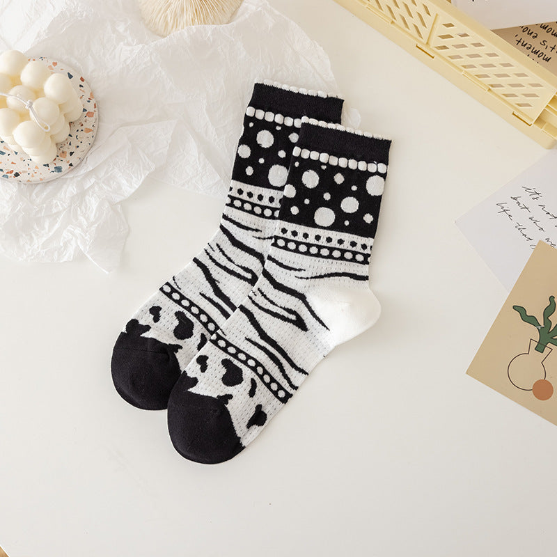 Xinjiang Long-Staple Cotton Trendy Brand Socks Women'S Trendy Summer Tube Socks Spring And Autumn Women