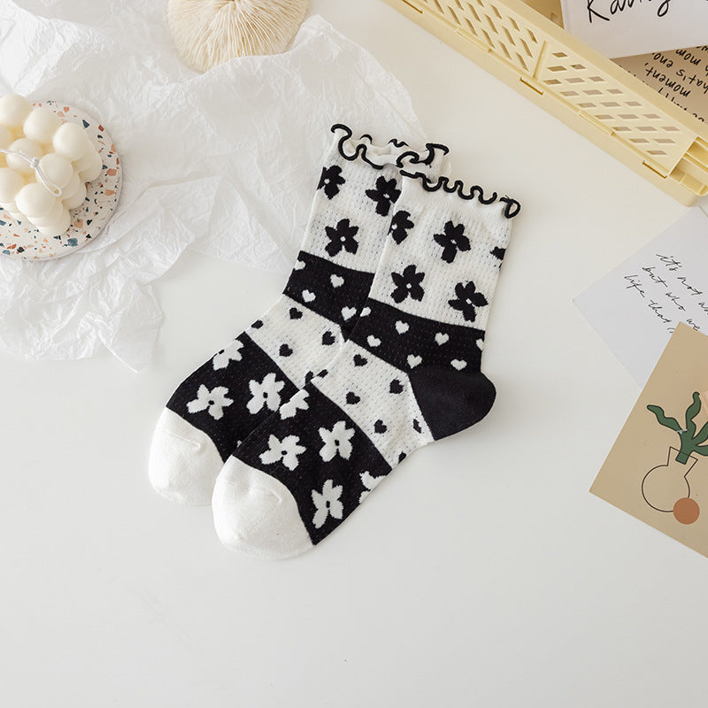 Xinjiang Long-Staple Cotton Trendy Brand Socks Women'S Trendy Summer Tube Socks Spring And Autumn Women