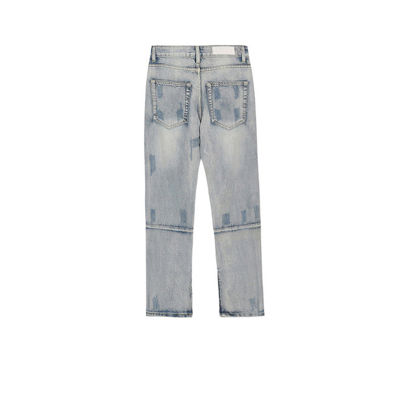 Knee Hole High Street Trousers For Men And Women