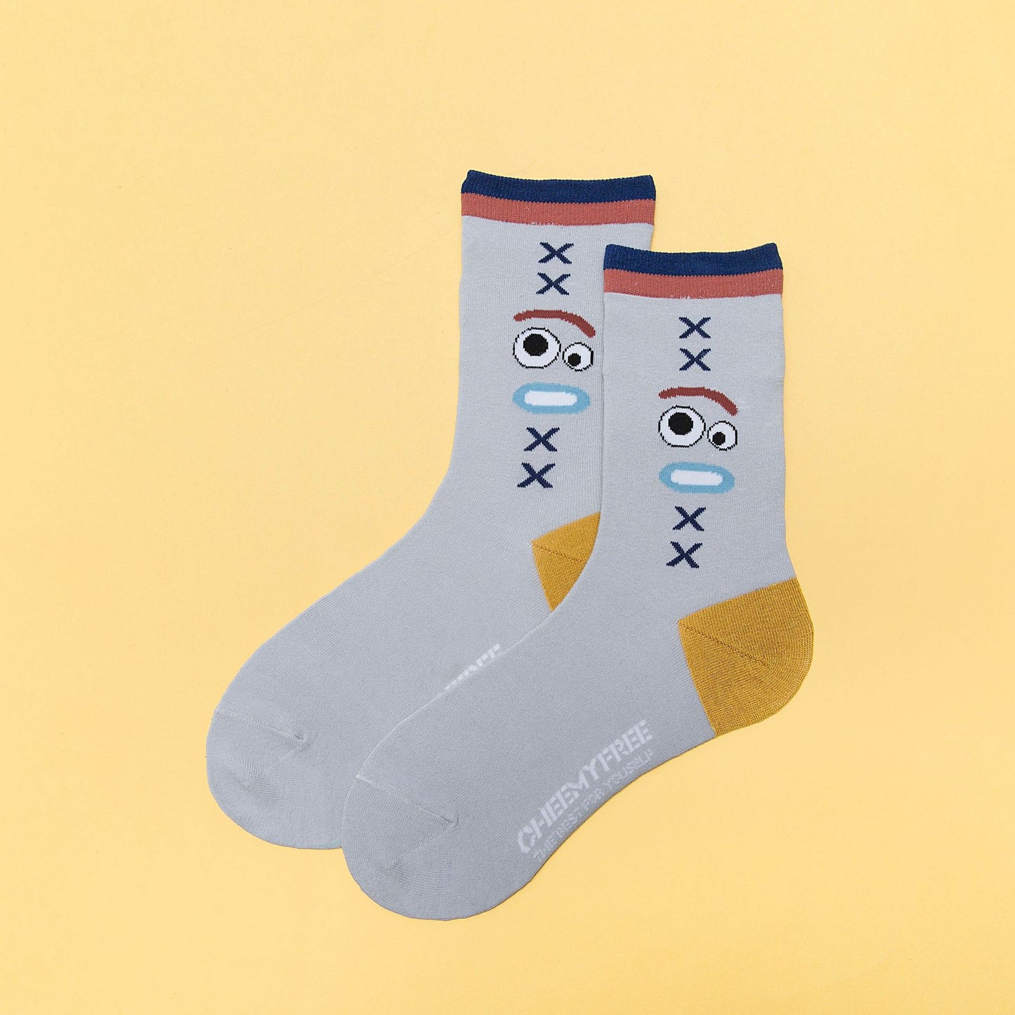 Socks Women's Trendy  Cartoon Personality Creativity Funny Tube Socks Cute Spring Trendy Couple Socks