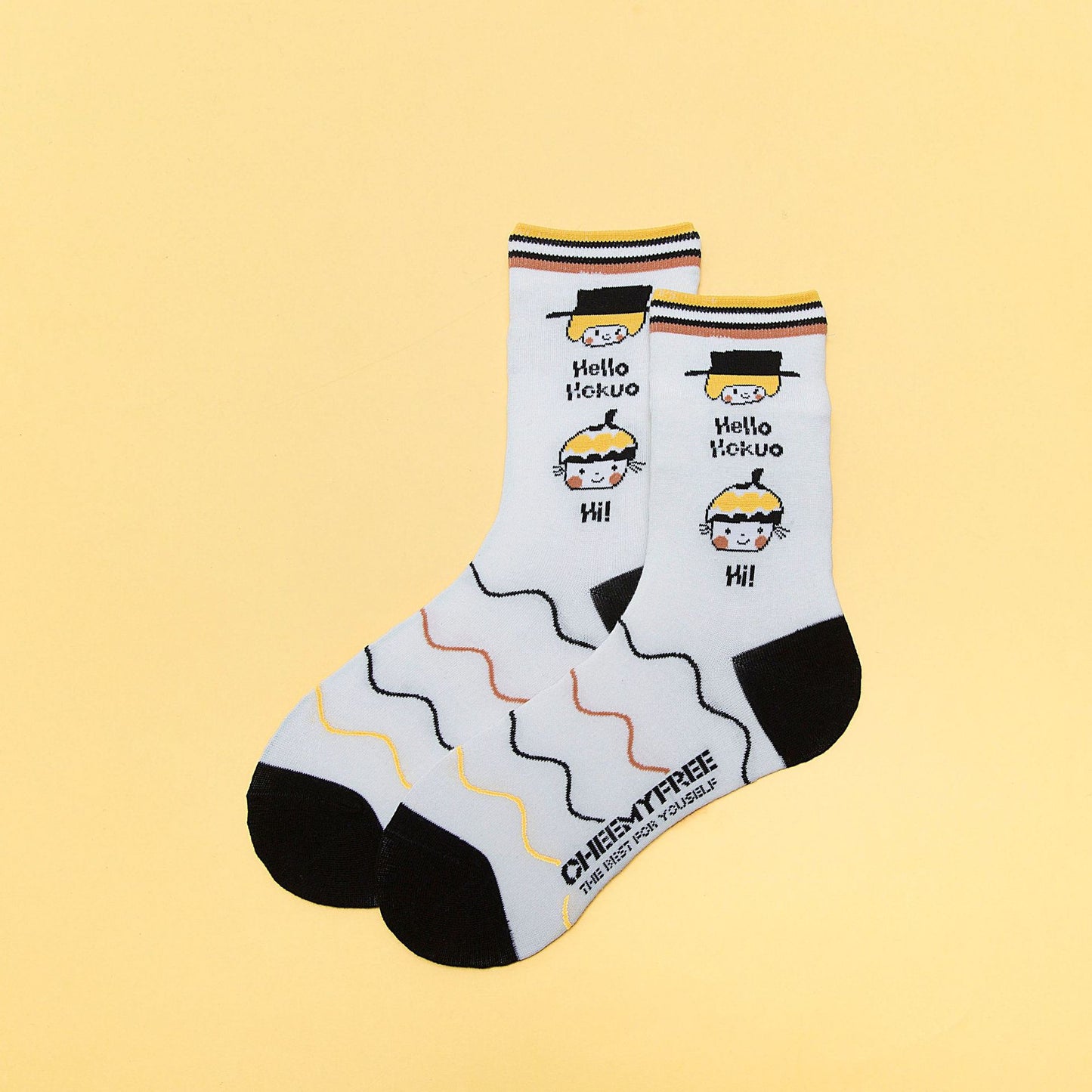 Socks Women's Trendy  Cartoon Personality Creativity Funny Tube Socks Cute Spring Trendy Couple Socks