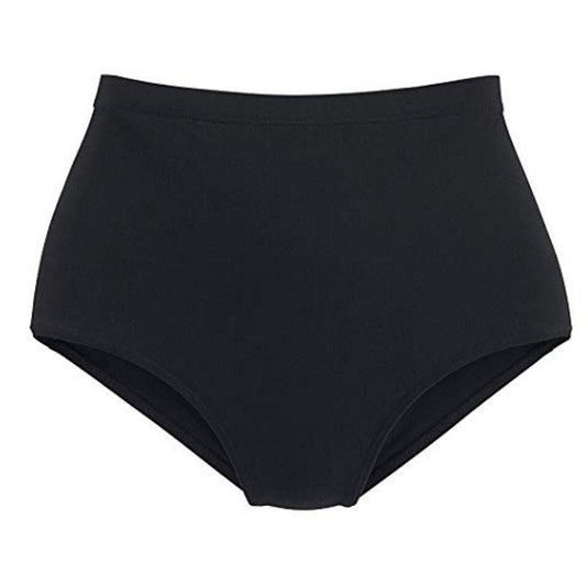 Printed High Waist Slim Conservative Beach Swimming Shorts