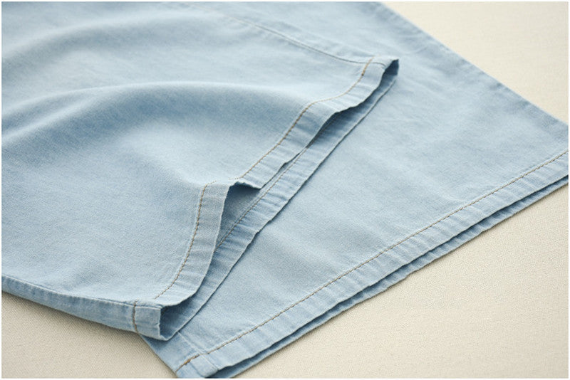 Søde Wood Ear Jeans Cropped Bukser til Damer