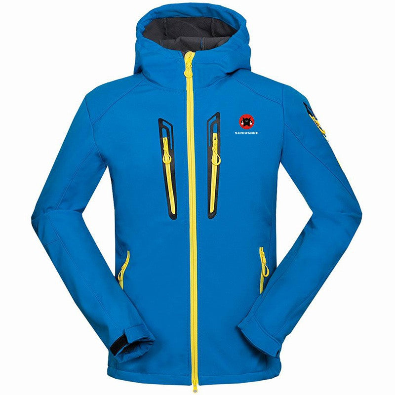 New Autumn Winter Outdoor Men Camping Waterproof Soft Shell