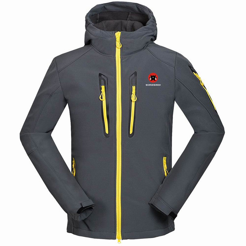 New Autumn Winter Outdoor Men Camping Waterproof Soft Shell