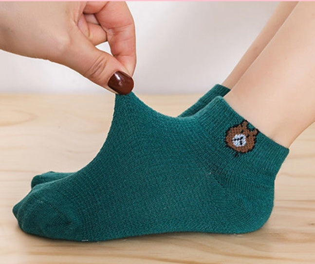 Rainbow bear sports socks