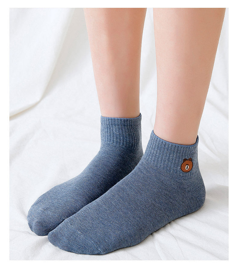 Rainbow bear sports socks